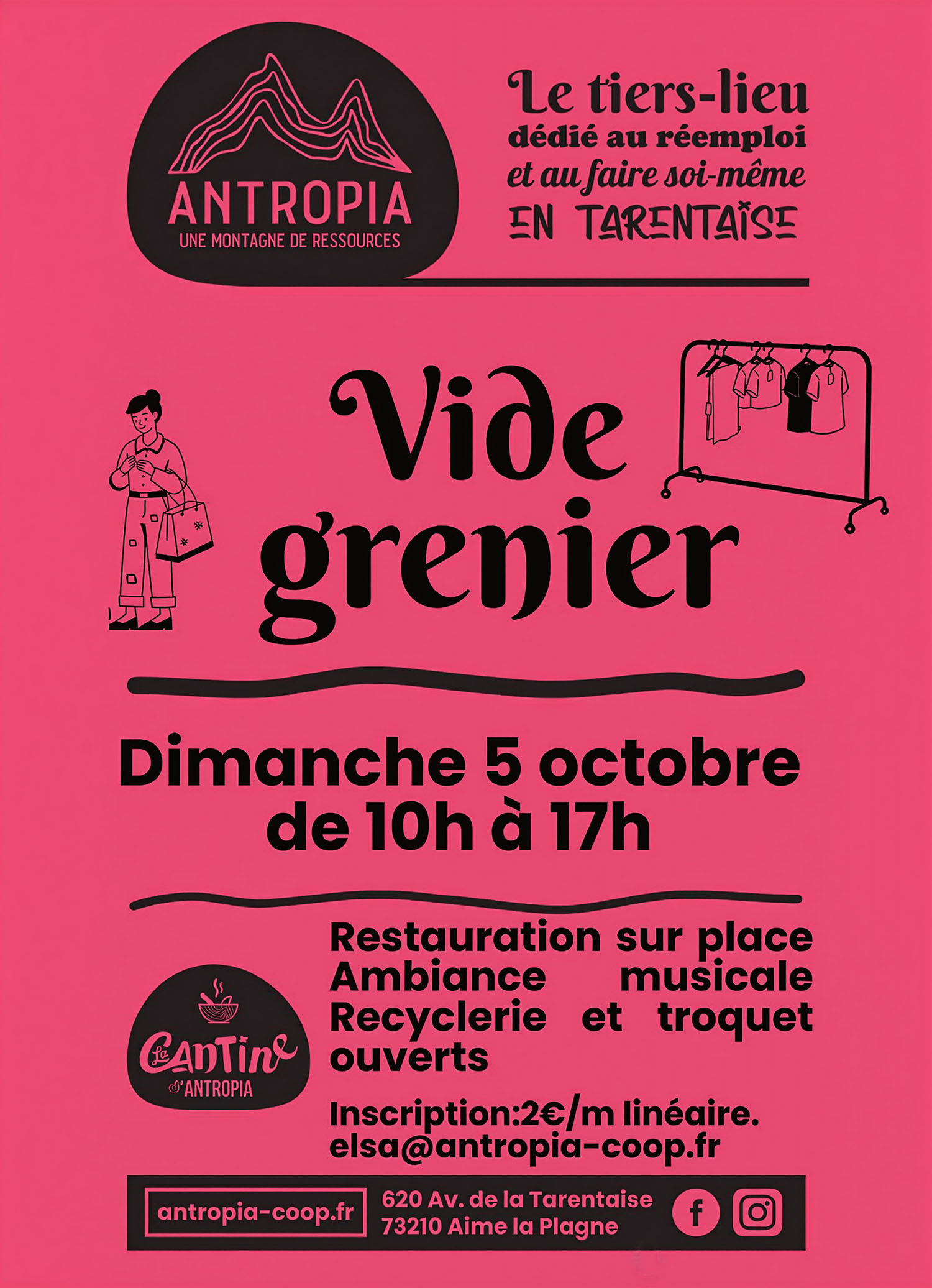 VIde grenier à Aime-la-Plagne le 5 octobre 2025 VIde grenier à Aime-la-Plagne le 5 octobre 2025