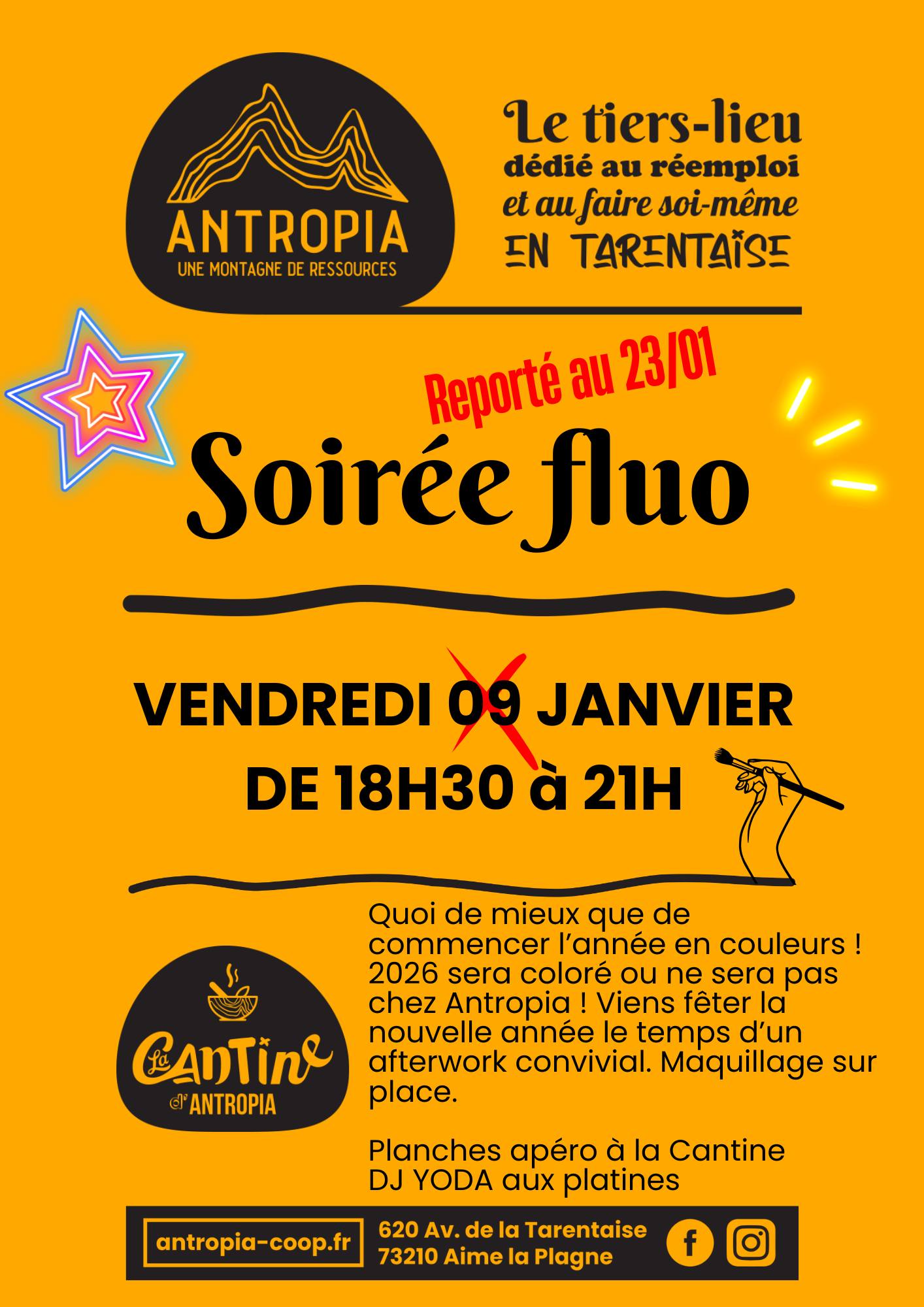 Soirée fluo - 23 janvier 2025