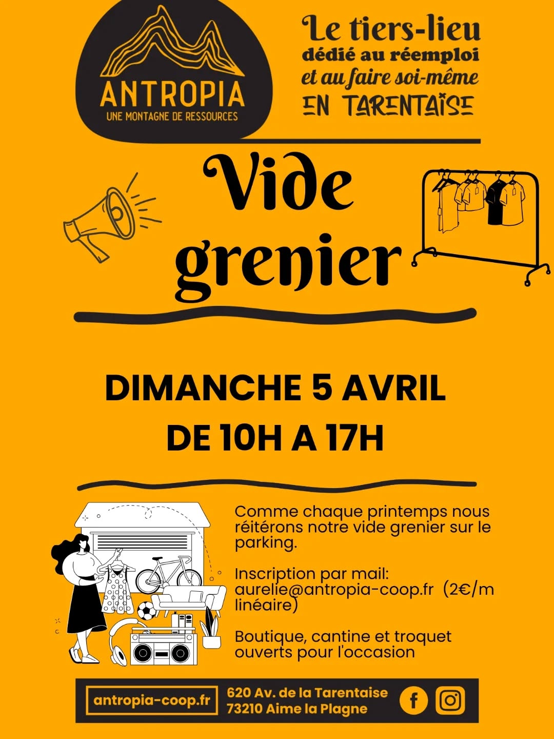 Vide grenier - 5 avril 2026
