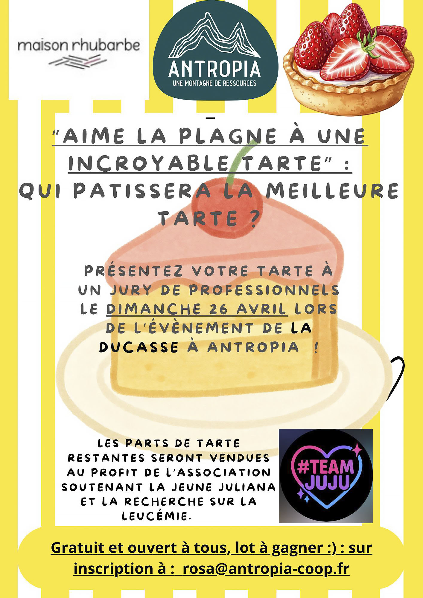 concours tarte - 26 avril 2026