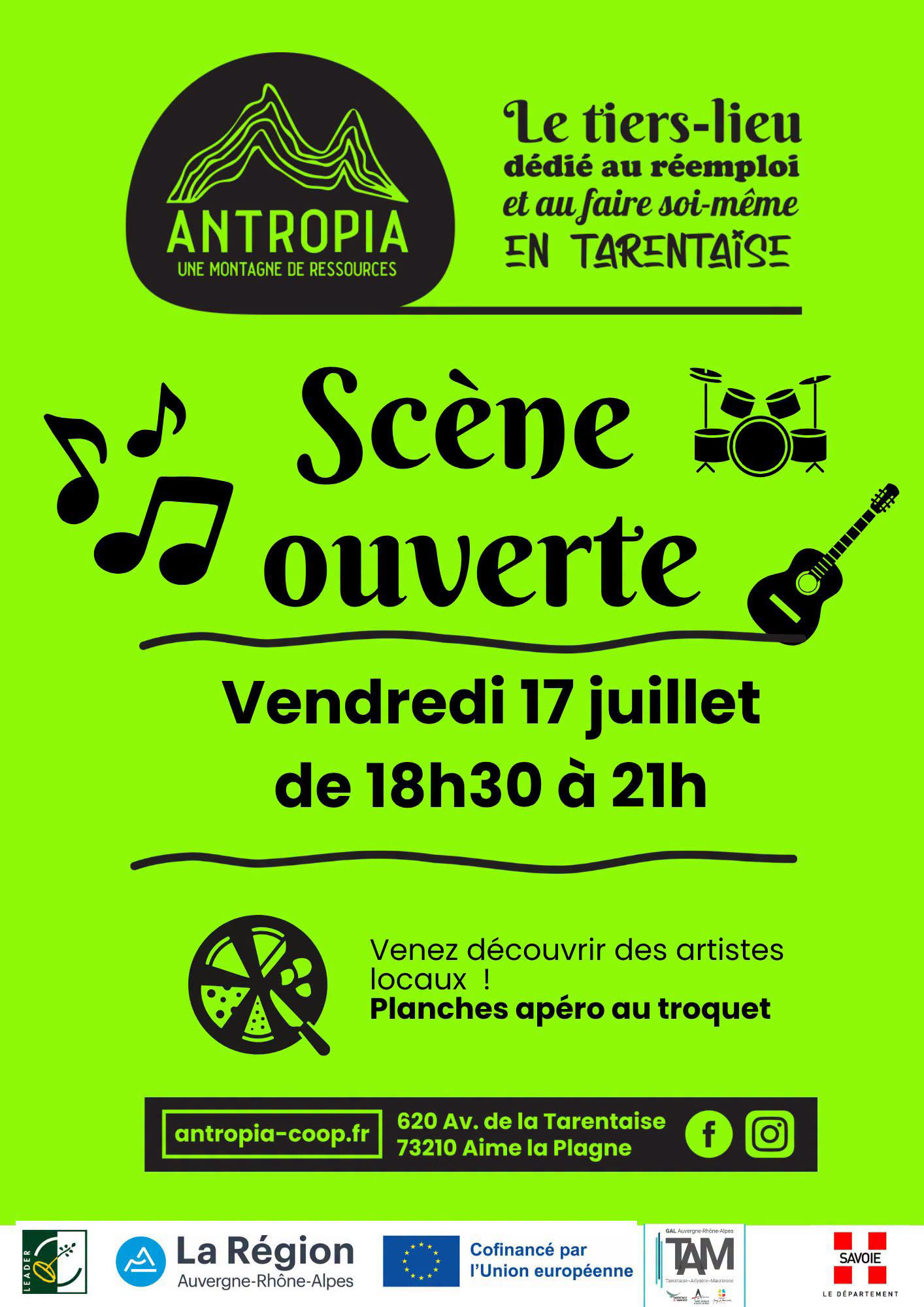 Scène ouverte - 17 juillet 2026 Scène ouverte - 17 juillet 2026
